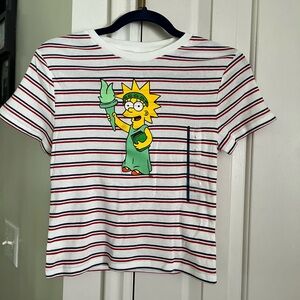 Simpsons NWT T-shirt - Lisa as Statue of Liberty - youth or juniors